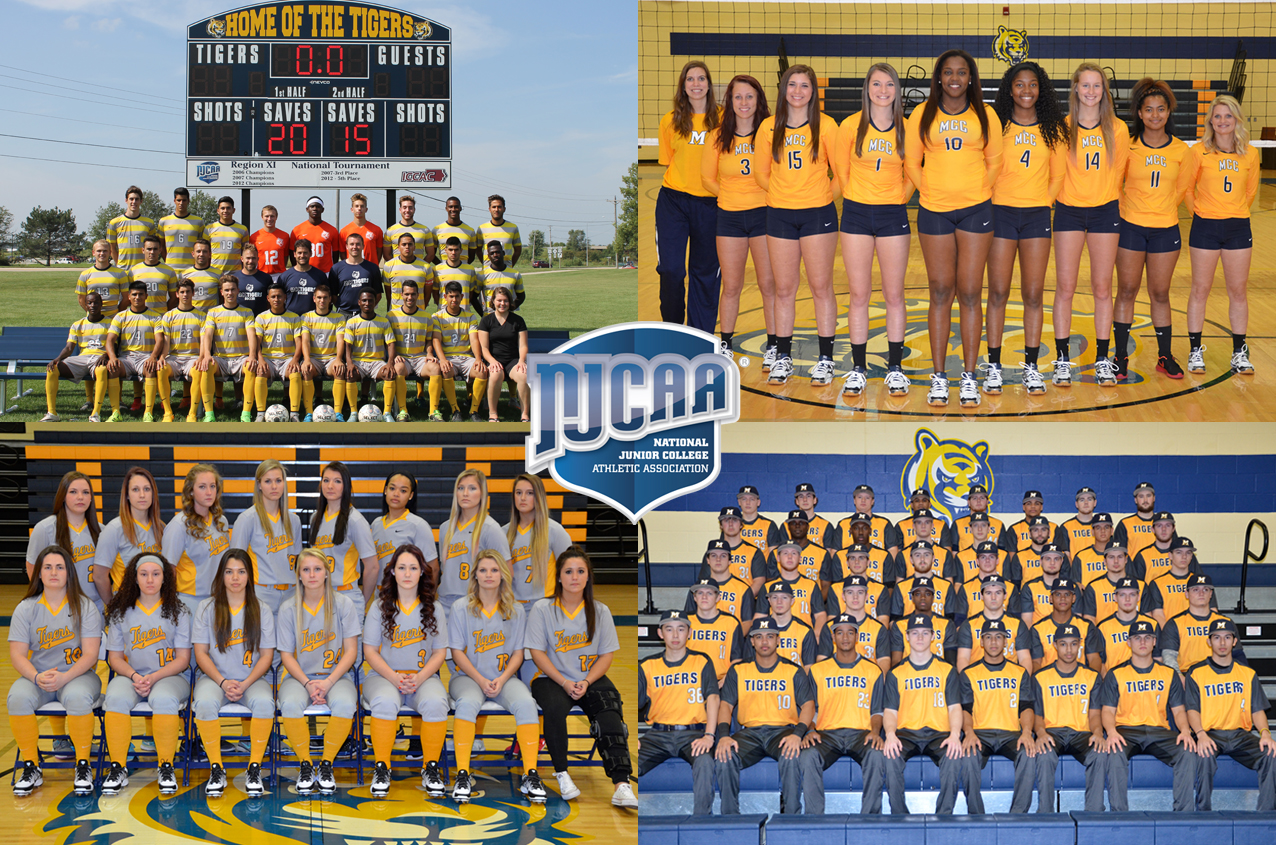 The MCC soccer, volleyball, softball, and baseball teams have been named NJCAA Academic Teams of the Year