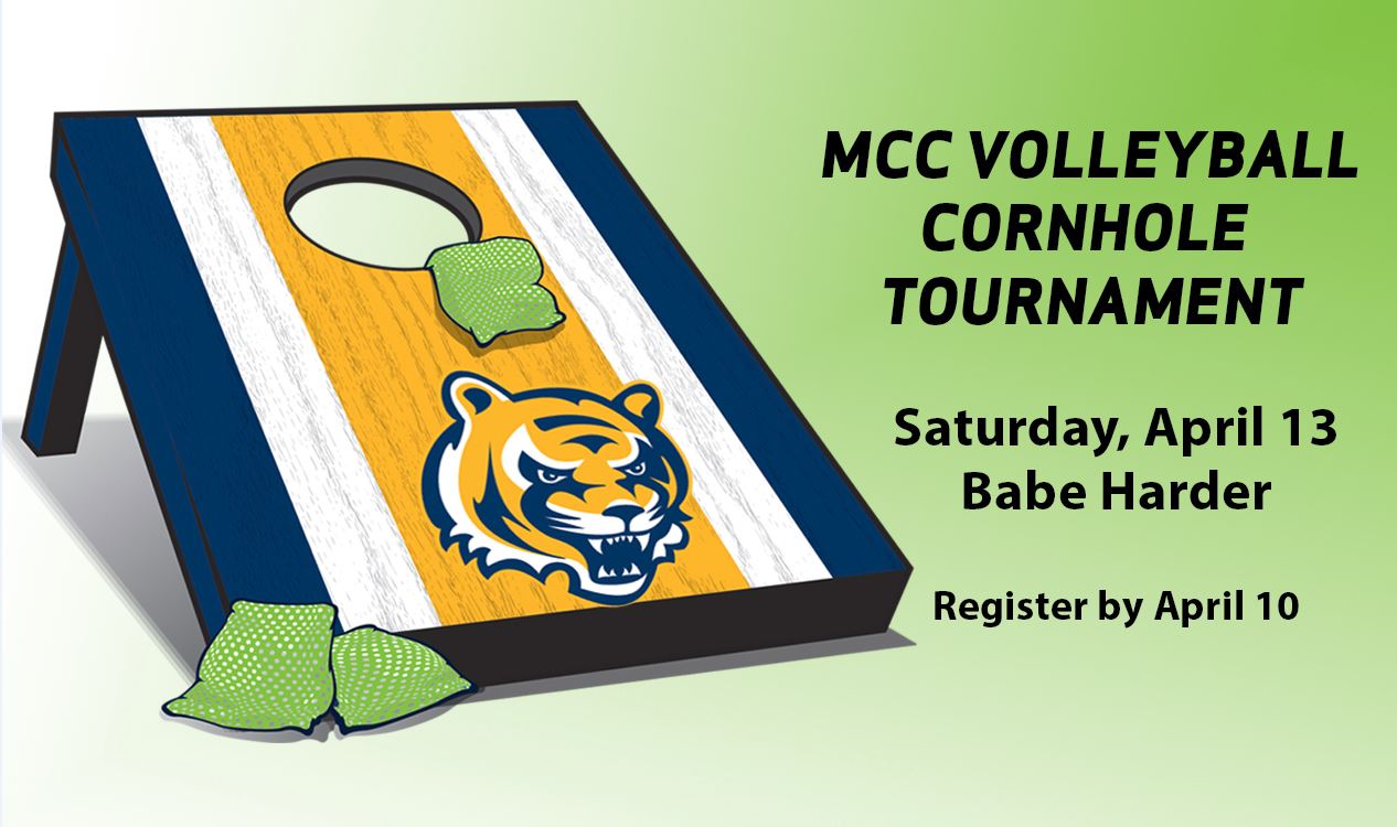 Tiger Volleyball to Host Cornhole Tournaments on April 13