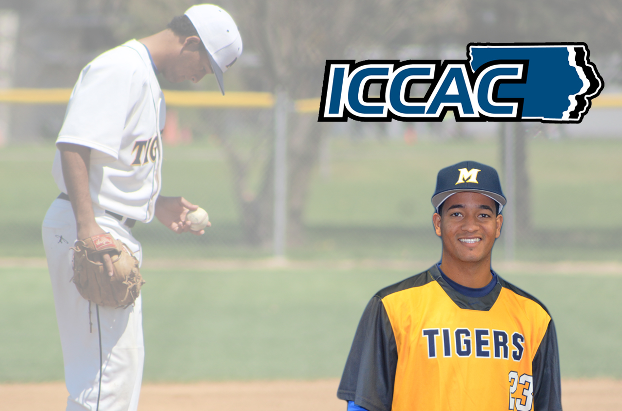 Sophomore Juan Carlos Gonzalez has been named the ICCAC Pitcher of the Week for the second time this season