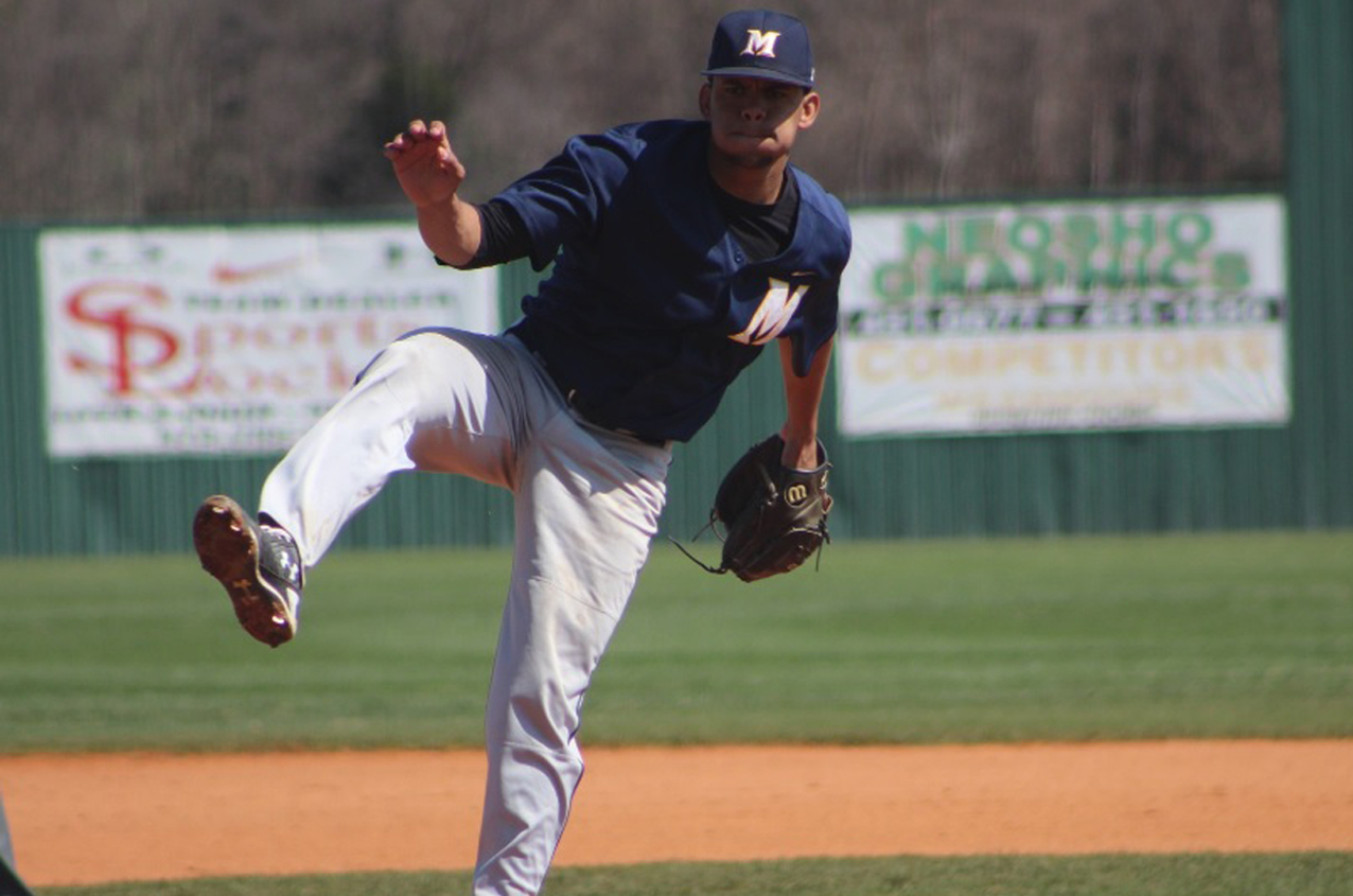 Diogen Ceballos struck out a career-high 10 batters to lead the Tigers to a sweep of Southwestern