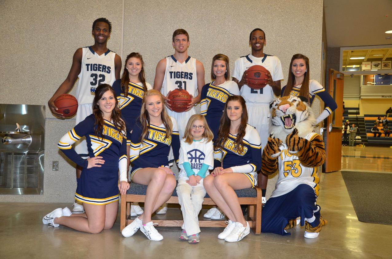 Members of the men's basketball team and the MCC Spirit Squad will team up with GiGi's playhouse on Jan. 25 to raise awareness for Down syndrome.