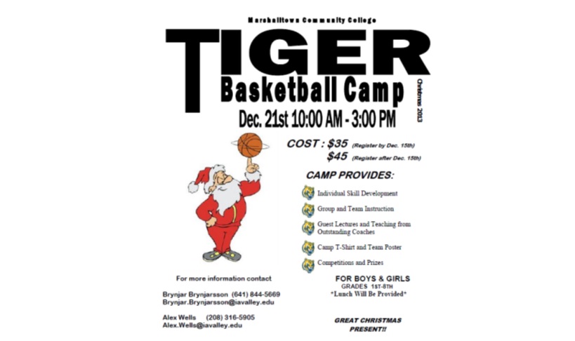 MCC to host holiday Tiger Basketball Camp