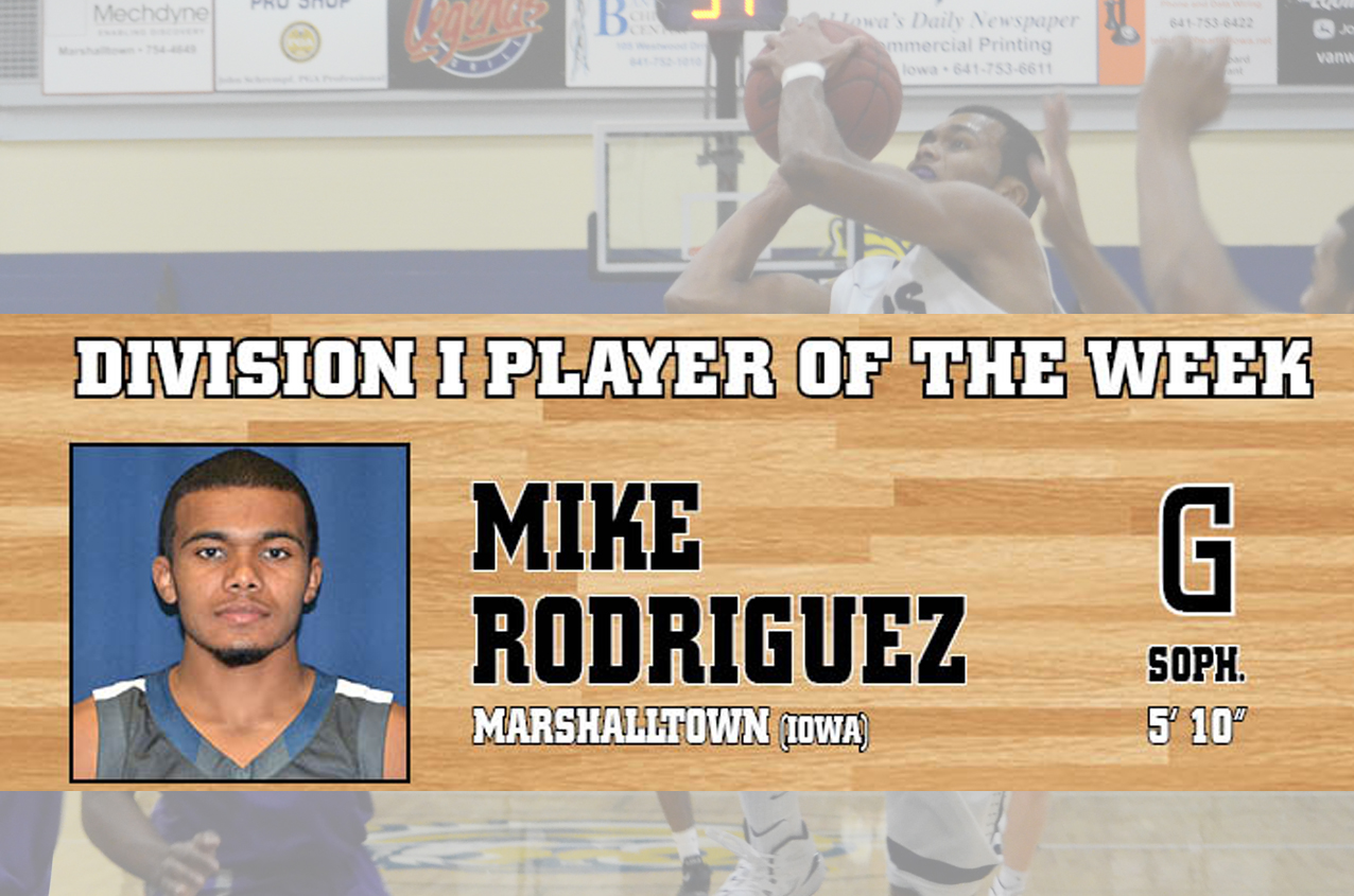 Mike Rodriguez named National Player of the Week