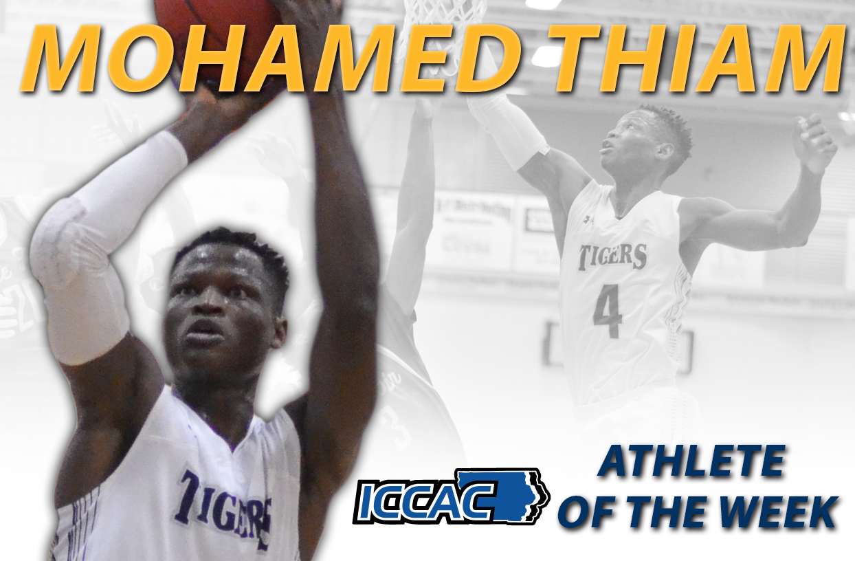 Mohamed Thiam Earns ICCAC Athlete of the Week