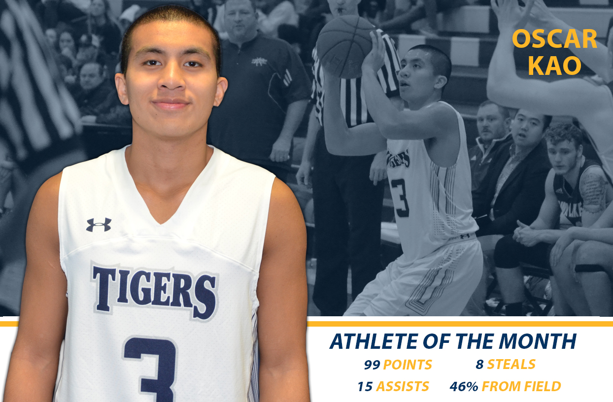 Oscar Kao Named MCC's Male Athlete of the Month