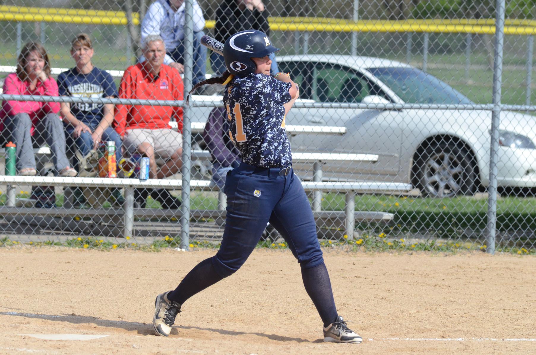 Softball earns first-ever DI Tournament victory