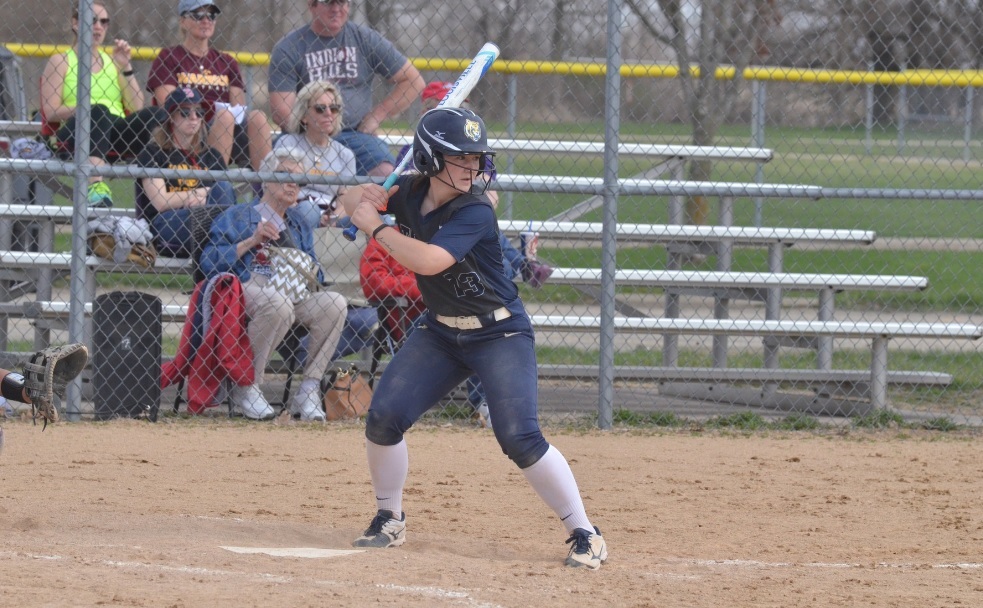 Softball falls twice on the road to Indian Hills