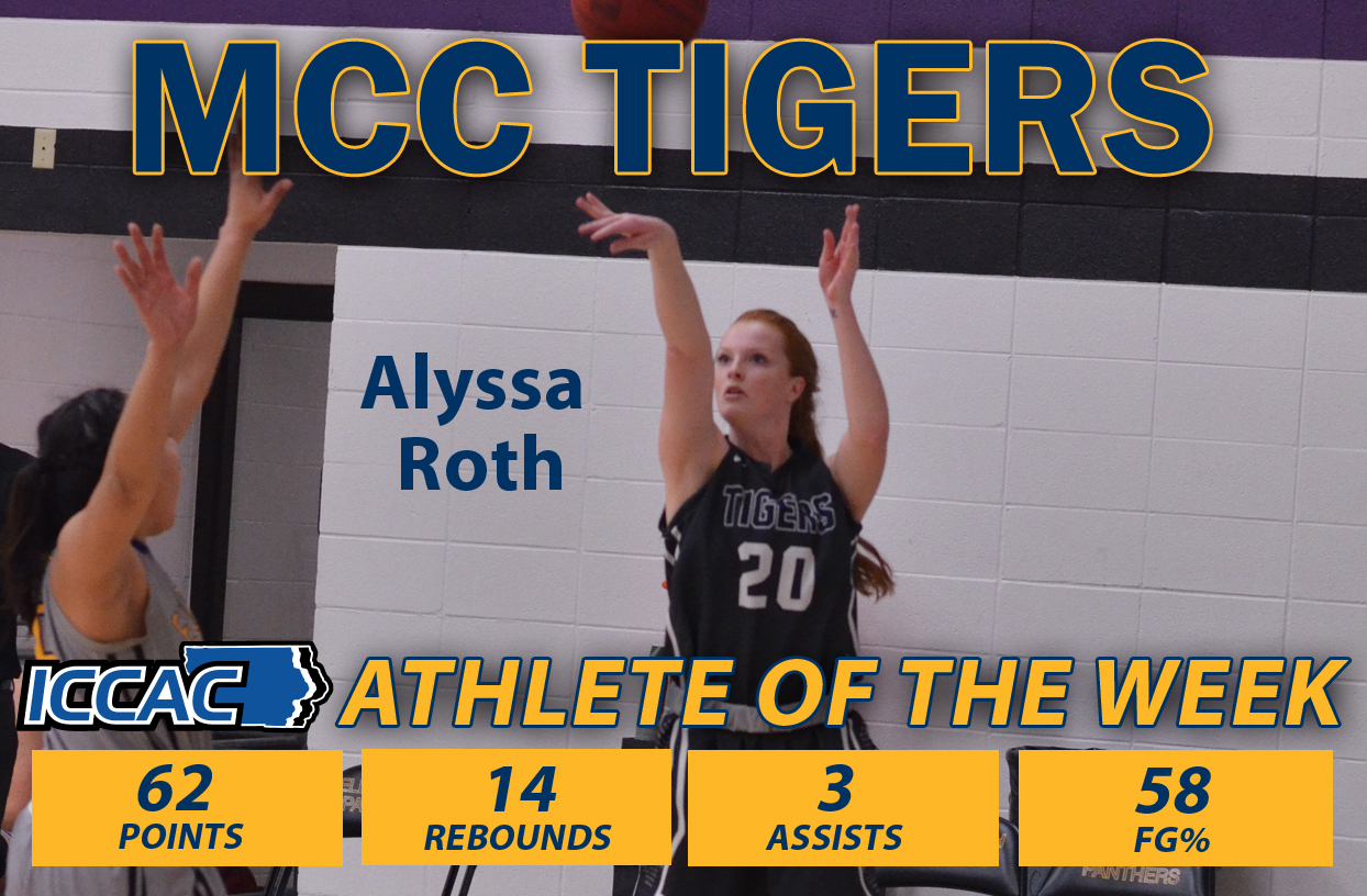 Alyssa Roth Earns ICCAC Athlete of the Week