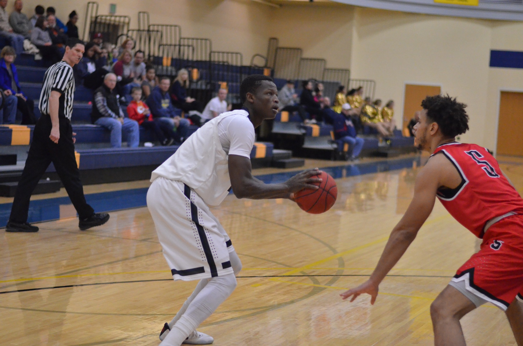 Mohamed Thiam collected his 13th double-double of the year to lead MCC past Southeastern on Wednesday night