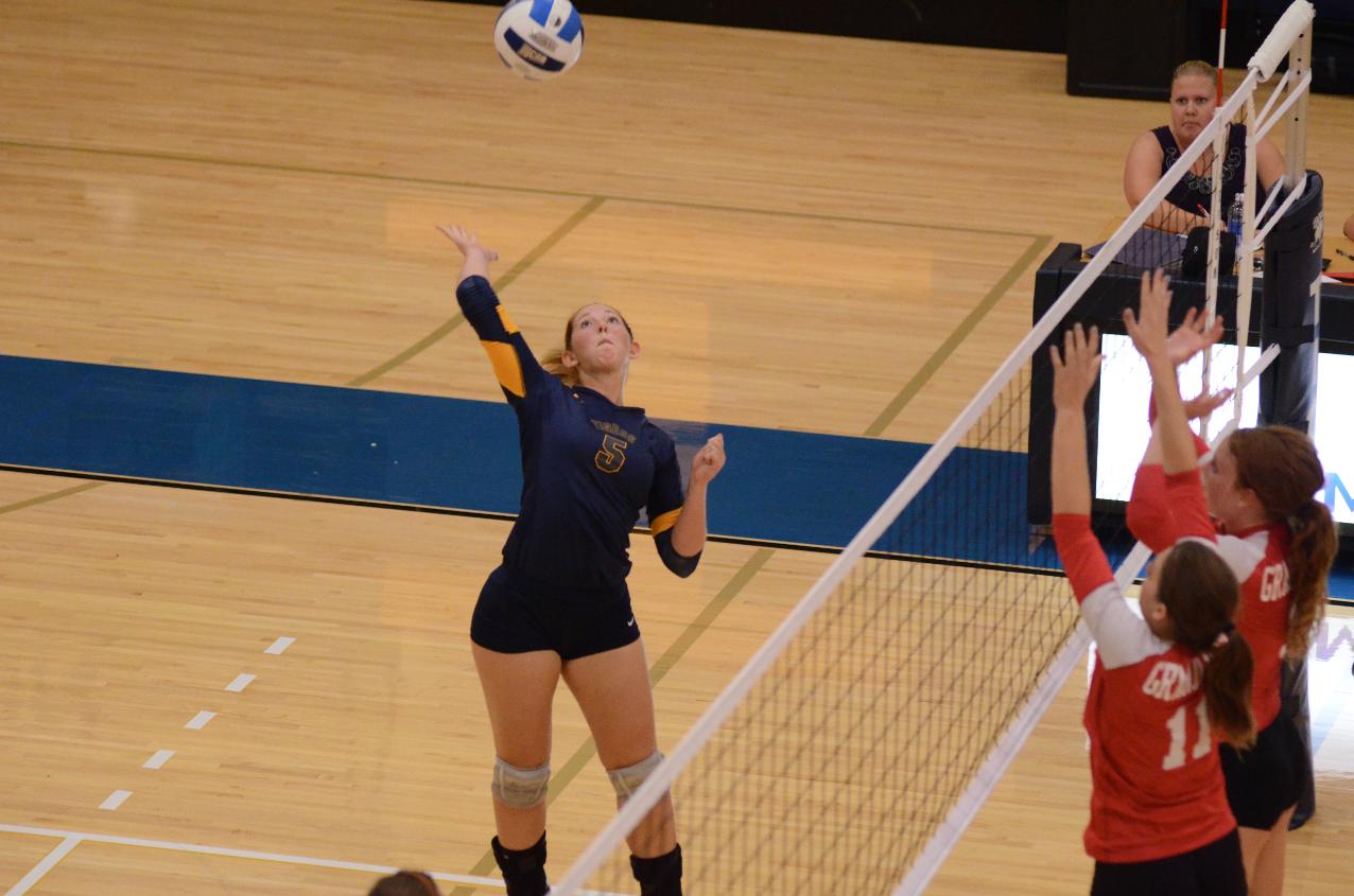 Alyssa Whitmore recorded 40 digs and a team-high three service aces in a 3-2 victory over Grand View JV