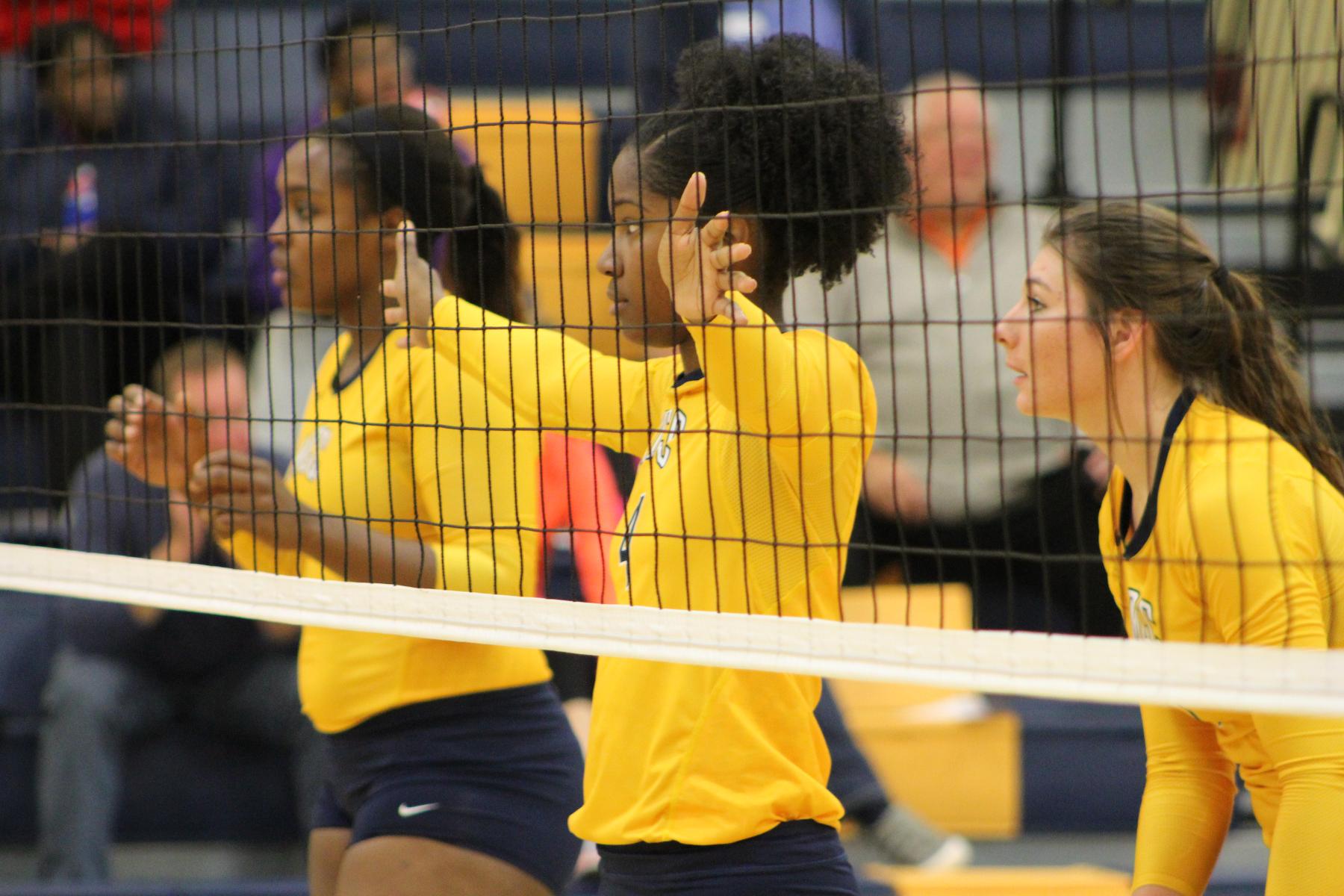 Volleyball tripped up in home finale vs. Northeast