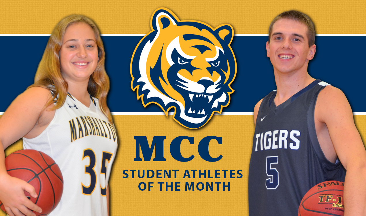 Solsona and Vidovic Student-Athletes of the Month