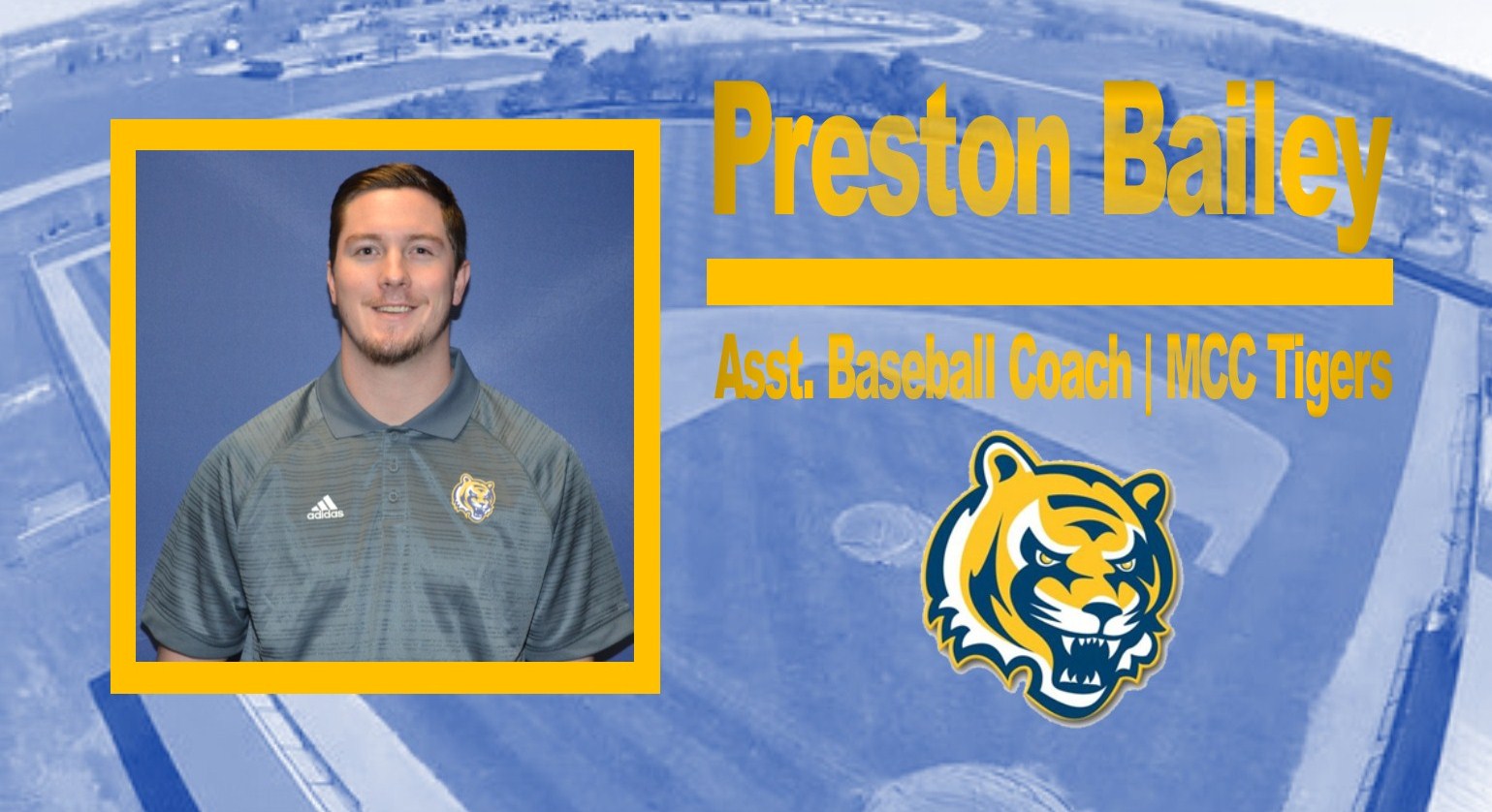 Preston Bailey announced Assistant Baseball Coach