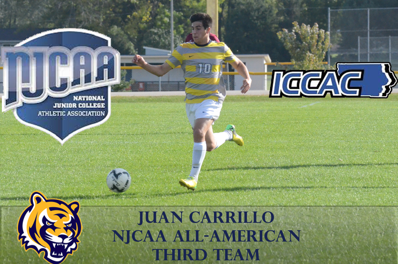 Juan Carrillo named NJCAA Division I All-American