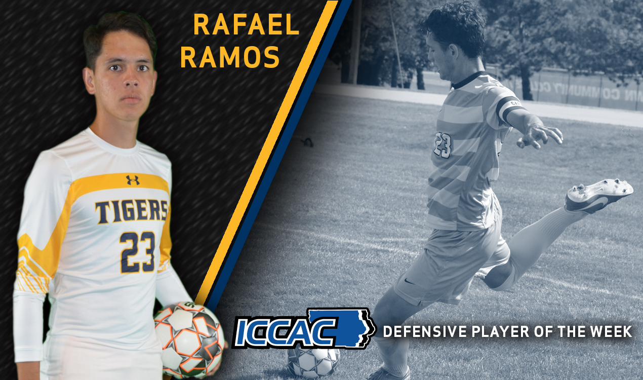 Ramos selected as ICCAC Athlete of the Week for Defense