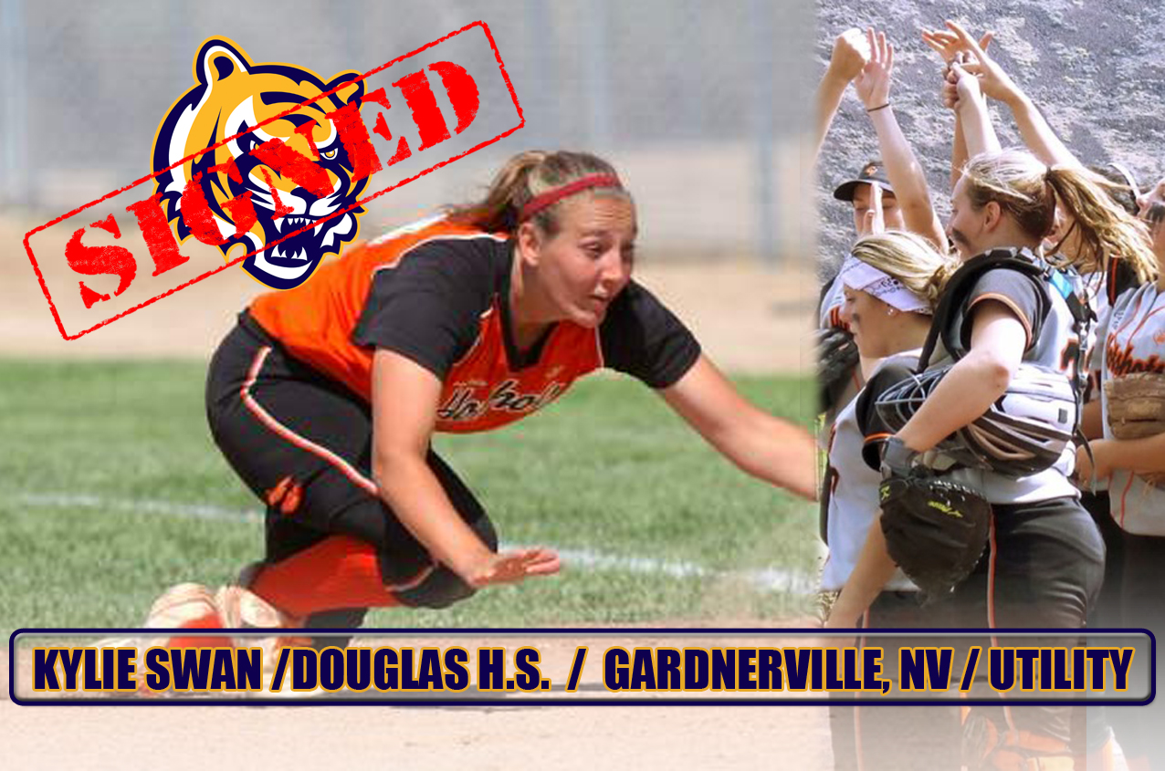 Kylie Swan of Garnderville, NV has signed a National Letter of Intent to join the MCC softball program for the 2017-18 season