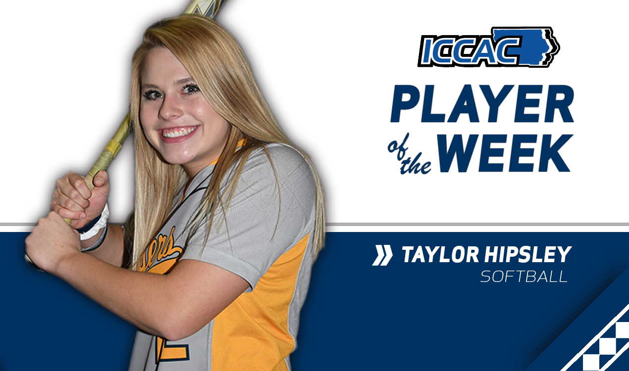 Hipsley selected as ICCAC Player of the Week